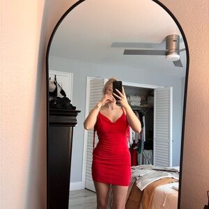 Zara Vibrant Red Mini Dress